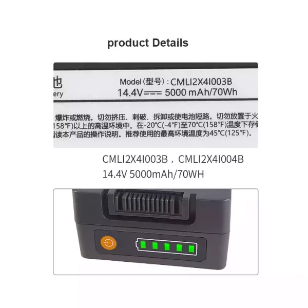 Batéria pre COMEN CMLI2X4I003B – Obrázok 3
