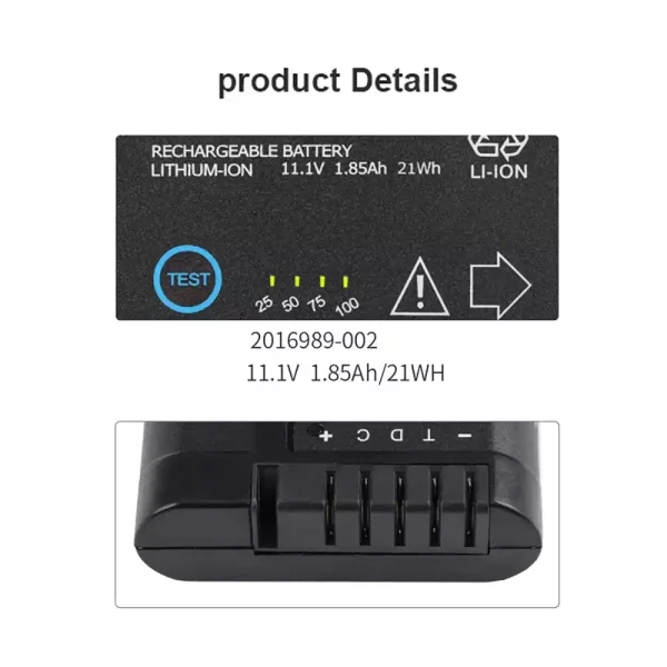 Batéria pre GE 2016989-002 2016989-003 DR203 Solar 8000i – Obrázok 2