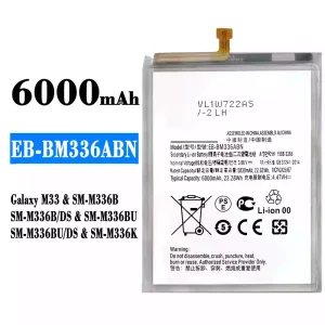 Batéria mobilného telefónu EB-BM336ABN pre Samsung Galaxy M33