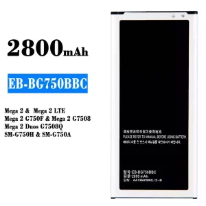 Batéria mobilného telefónu EB-BG750BBC pre Samsung Mega 2/Mega 2 LTE