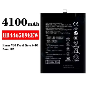 Batéria mobilného telefónu HB446589EEW pre HUAWEI Honor V30 Pro/Nova 6 4G/Nova 10Z