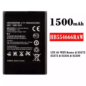 Batéria mobilného telefónu HB554666RAW pre HUAWEI LTE 4G WIFI Router / E5372 / E5373 / E5336 / E5330