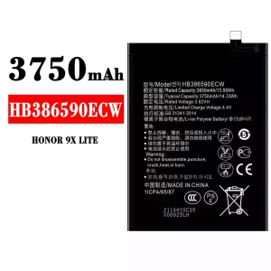 Batéria mobilného telefónu HB386590ECW pre HUAWEI HONOR 9X LITE