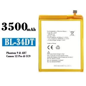Batéria mobilného telefónu BL-34DT pre Tecno Phantom 9/ Camon 12 Pro