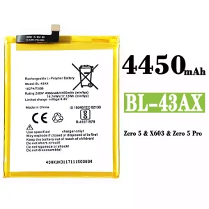 Batéria mobilného telefónu BL-43AX pre Infinix Zero 5 / Zero 5 Pro