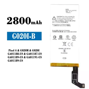 Batéria mobilného telefónu G020I-B pre Google Pixel 4
