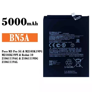 Batéria mobilného telefónu BN5A pre Xiaomi Poco M3 Pro 5G / Redmi 10