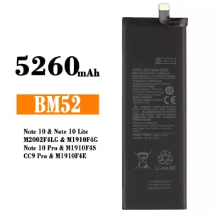 Batéria mobilného telefónu BM52 pre Xiaomi Note 10,Note 10 Lite,Note 10 Pro / CC9 Pro