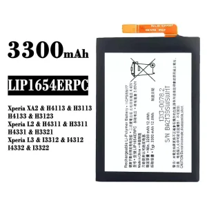 Batéria mobilného telefónu LIP1654ERPC pre Sony Xperia XA2 / Xperia L2 / Xperia L3