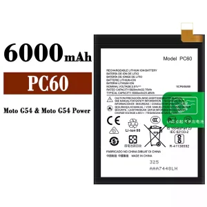 Batéria mobilného telefónu PC60 pre Motorola Moto G54 / Moto G54 Power / Moto G24 Power