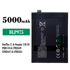 Batéria mobilného telefónu BLP975 pre OnePlus 11 / Oneplus 11R 5G