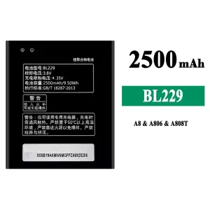 Batéria mobilného telefónu BL229 pre Lenovo A8/A806/A808T