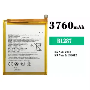 Batéria mobilného telefónu BL287 pre Lenovo K5 Note 2018/K9 Note
