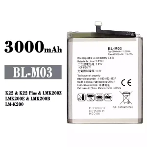 Batéria mobilného telefónu BL-M03 pre LG K22 / K22 Plus