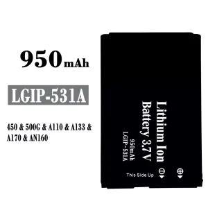 Batéria mobilného telefónu LGIP-531A pre LG 450/500G/A110/A133/A170/AN160