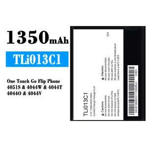 Batéria mobilného telefónu TLi013C1 pre Alcatel One Touch Go Flip Phone 4051S/4044W/4044T/4044O/4044V