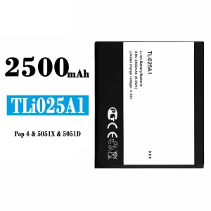 Batéria mobilného telefónu Tli025A1 pre Alcatel Pop4/5051X/5051D