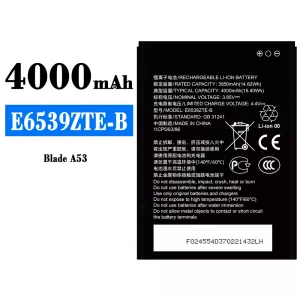 Batéria mobilného telefónu E6539ZTE-B pre ZTE Blade A53