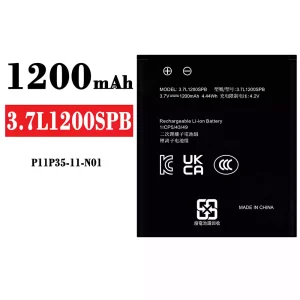 Batéria mobilného telefónu 3.7L1200SPB pre Texas Instruments P11P35-11-N01