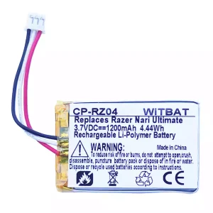 Batéria pre slúchadlá Blackshark V2 Pro,Razer Kraken V3 Pro,Kraken BT Kitty Edition,Barracuda X Wireless,JBL Tune 3