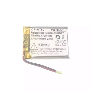 Batéria pre slúchadlá Audio-Technica ATH-M50XBT2,ATHM50XBT,ATH-DSR9BT,ATH-DSR7BT,ATH-SR6BT,ATH-SR5BT,SR5BTBK,SR5BTWH,ATH-AR3BT