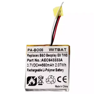 Batéria pre slúchadlá B&O B'eoplay E8, Be'oplay E8 TWS Case,AEC643333A