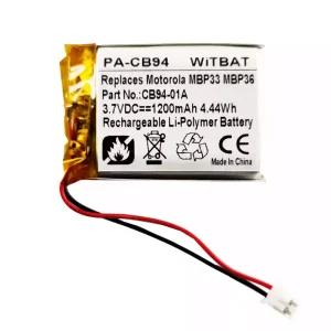 Batéria pre reproduktor Motorola Sonic Play 100,MBP33,MBP36,CB94-01A