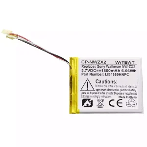 Originálna batéria pre SONY NW-ZX2,LIS1559HNPC