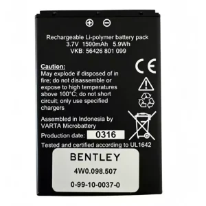 Originálna batéria pre BENTLEY 56426 801 099,4W0.098.507
